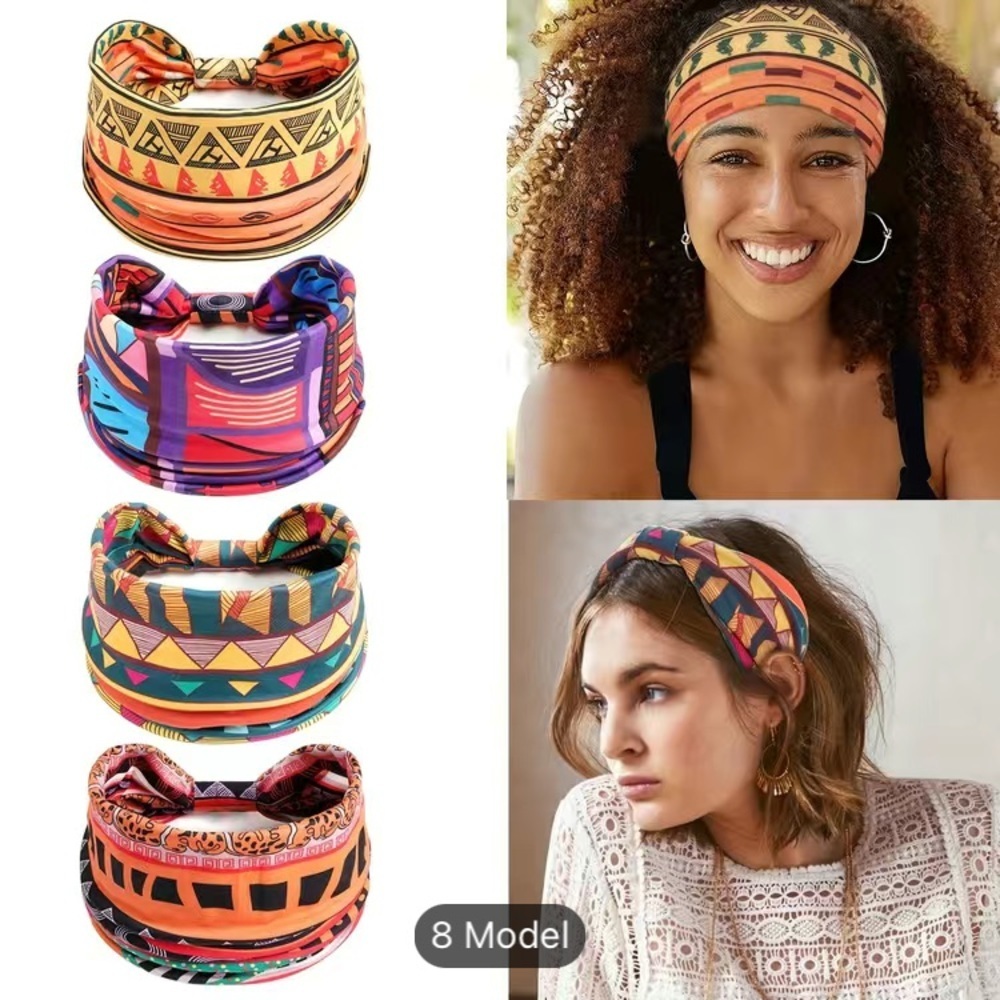 Stretchy Headband Geometric Print- NWT - Picture 2 of 2